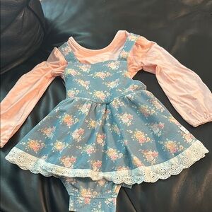 Love and grow romper and under shirt